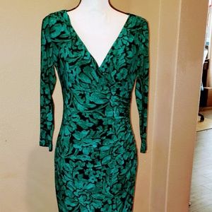 NWOT_Lauren Ralph Lauren_Green and Black Dress_6